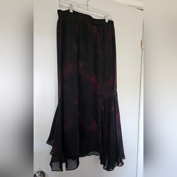 Disturbia Vesta Chiffon Handkerchief Midaxi Skirt Size 12 - Picture 3 of 6